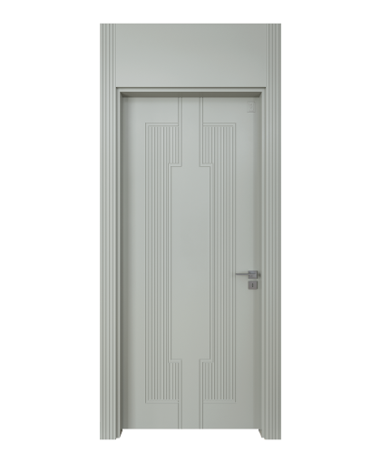 BY-4038V Porte intérieure laqué Vitrée